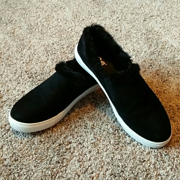 Brash Shoes - Black Slip-Ons size 8